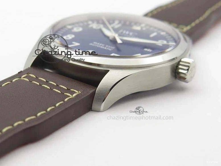 MIROTIME 0403 Mark XVIII Le Petit Prince IW327004 SS Mk Maker Best Edition Blue Dial On Brown Leather Strap A TimelessDesign 7296